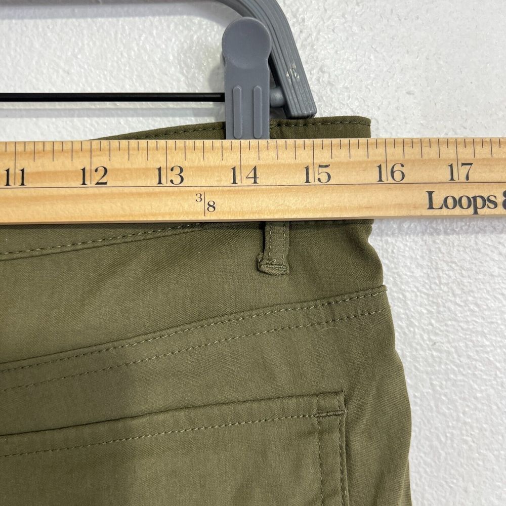 Prana Meme Cargo Pants Womens Size 6 Green Olive Outdoors Hiking Climbing - Picture 5 of 7